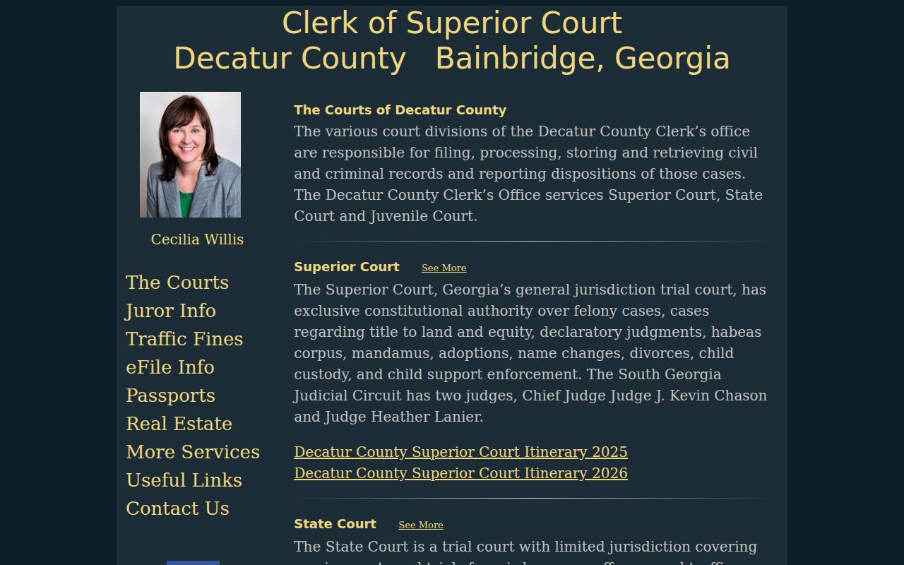 Decatur County traffic warrant court overview