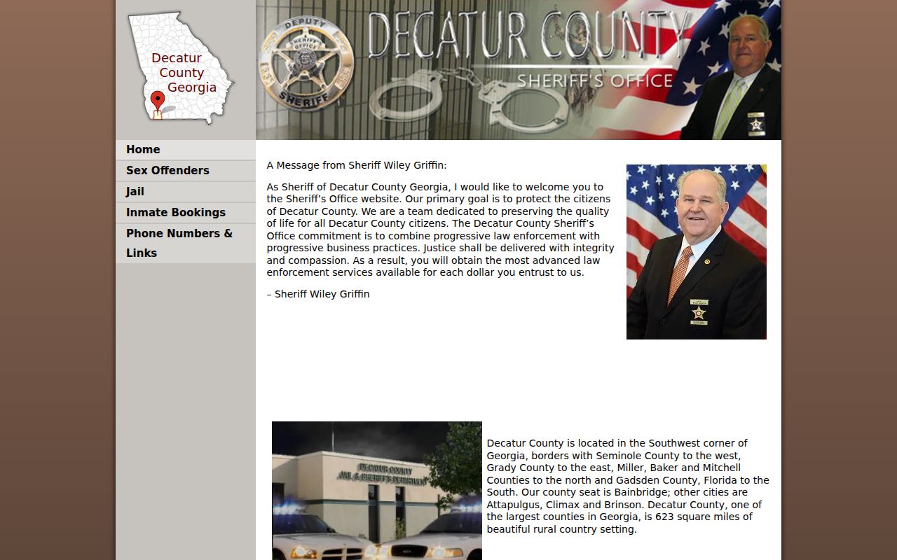 Decatur County warrant records official sheriff website